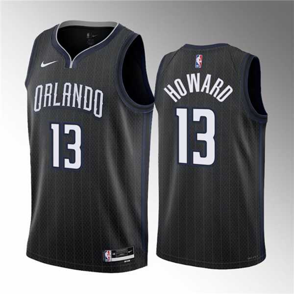 Mens Orlando Magic #13 Jett Howard Black 2023 Draft City Edition Stitched Basketball Jersey->orlando magic->NBA Jersey